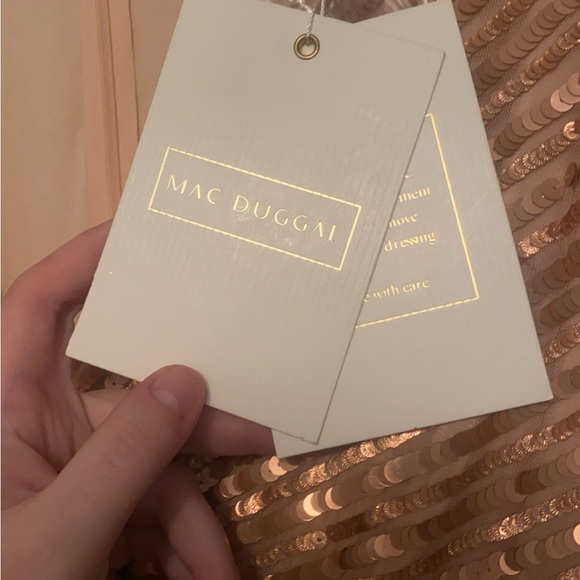 Mac Duggal Apricot Gown - Picture 4 of 7